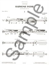 Harmonie Intime - Vincent Paulet - Partition - Saxophone