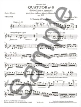 Quatuor N°8 Op.112 - Nicolas Bacri - Partition - Quatuors