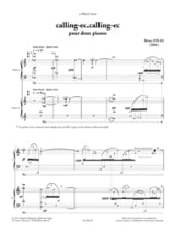 Calling-Ec.Calling-Ec - Betsy Jolas - Partition - Piano