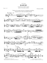 Kabuki - 16e étude - Christian Lauba - Partition - Saxophone