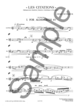 Les Citations version 2010 - Conducteur - DUTILLEUX - Partition
