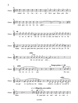 Olympe La Rebelle - Chant seul - Isabelle Aboulker - Partition - Chœur