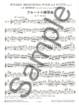 Etudes Mignonnes op. 131 - GARIBOLDI - Partition - Flûte traversière