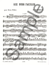 6 Duos Faciles, Op. 145 A - 2 Flutes - GARIBOLDI - Partition