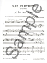 Clés et rythmes - Volume 1 : Clés 5 et 7 clés - Odette Gartenlaub