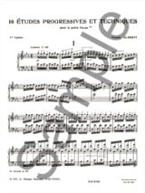 10 Etudes Progressives et Techniques - Freddy Alberti - Partition