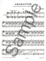 Amarantes - Bernard Andrès - Partition - Harpe