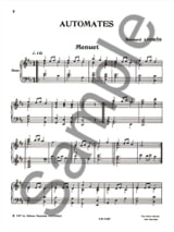 Automates - Bernard Andrès - Partition - Harpe