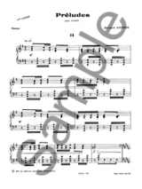 Préludes - 3ème Cahier - Bernard Andrès - Partition - Harpe