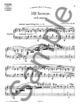 Nocturne N° 5 Opus 37 - FAURÉ - Partition - Piano