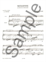 Sicilienne Op. 78 - FAURÉ - Partition - Flûte traversière