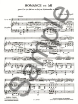 Romance en Mi opus 67 - SAINT-SAËNS - Partition - Cor