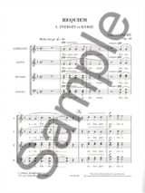 Requiem Opus 48 Version 1900. Choeur seul - FAURÉ - Partition - Chœur