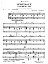 Sérénade - POULENC - Partition - Violoncelle