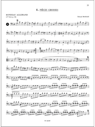 Art de jouer de la basse de viole - Volume 1