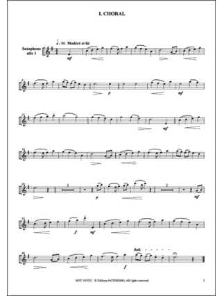 Suite Pour 6 Saxophones - Jean-Marc Serre - Partition - Saxophone