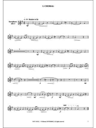 Suite Pour 6 Saxophones - Jean-Marc Serre - Partition - Saxophone