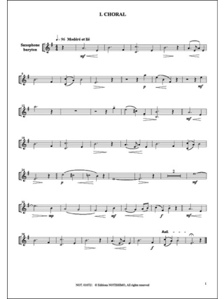 Suite Pour 6 Saxophones - Jean-Marc Serre - Partition - Saxophone