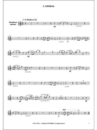 Suite Pour 6 Saxophones - Jean-Marc Serre - Partition - Saxophone