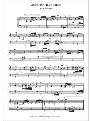 25ème Ordre - COUPERIN - Partition - Clavecin