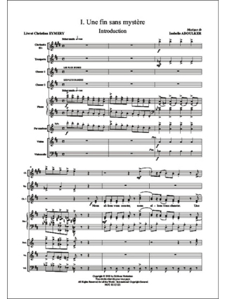 Douce et Barbe Bleue. Conducteur - Isabelle Aboulker - Partition