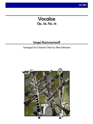 Vocalise for Clarinet Choir - Rachmaninov Sergei - Partition