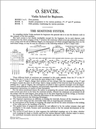 Etudes Opus 6 / Partie 1 - Violon - SEVCIK - Partition - Violon