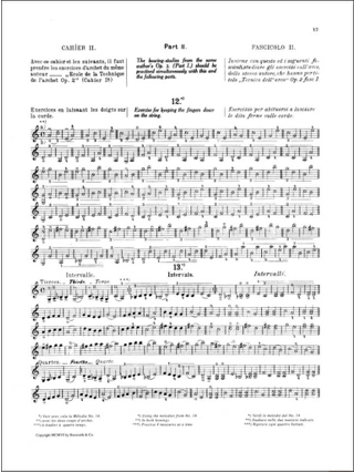 Etudes Opus 6 / Partie 2 - Violon - SEVCIK - Partition - Violon