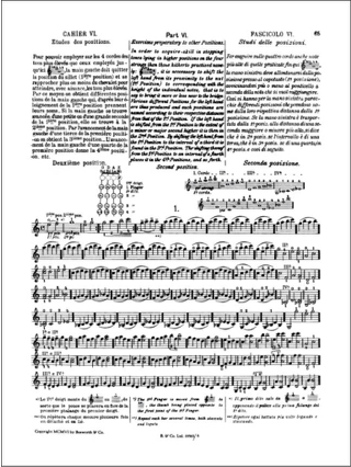 Etudes Opus 6 / Partie 6 - Violon - SEVCIK - Partition - Violon