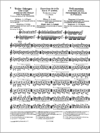 Etudes Opus 7 / Partie 1 - Violon - SEVCIK - Partition - Violon