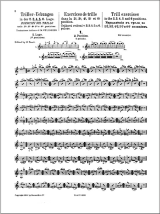 Etudes Opus 7 / Partie 2 - Violon - SEVCIK - Partition - Violon