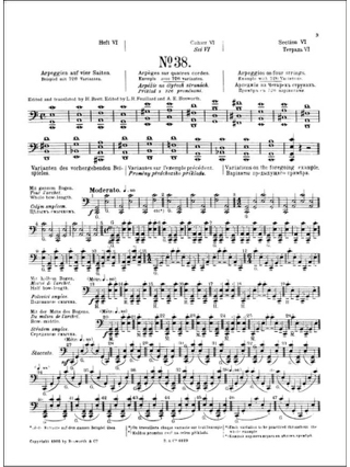 Etudes Opus 2 / Partie 6 - Violoncelle - SEVCIK - Partition