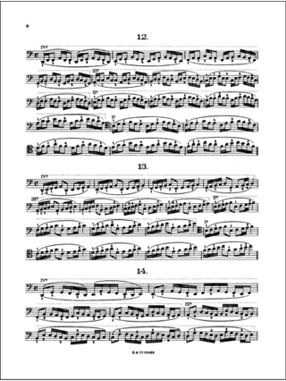 Etudes Opus 8 - Violoncelle - SEVCIK - Partition - Violoncelle
