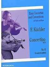 Concertino en Ré op. 12 - Violon - Ferdinand Küchler - Partition