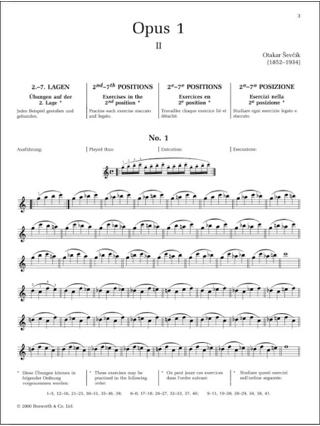 Etudes Opus 1 / Partie 2 - Violon - SEVCIK - Partition - Violon