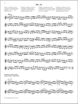 Etudes Opus 2 / Partie 2 - Violon - SEVCIK - Partition - Violon