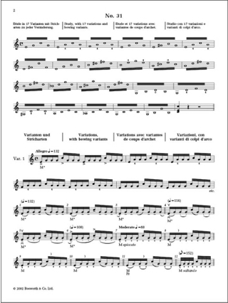 Etudes Opus 2 / Partie 4 - Violon - SEVCIK - Partition - Violon