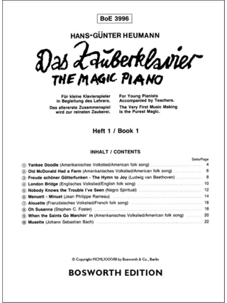 Das Zauberklavier 1. 4 Mains - Hans-Günter Heumann - Partition - Piano