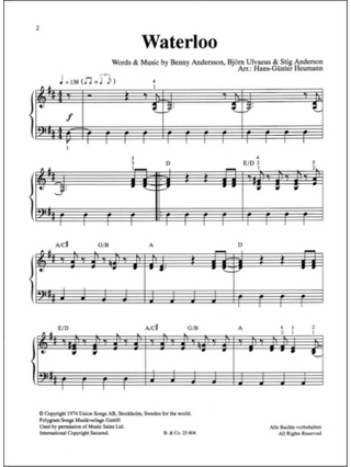 Very Best Of ABBA - Easy Piano - ABBA - Partition - Pop / Rock
