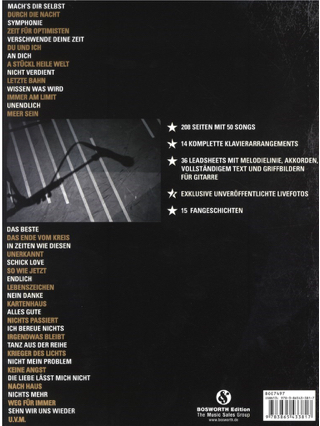 Silbermond: Das Liederbuch 2004-2010 - Silbermond - Partition