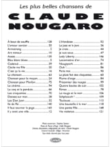 Collection Grands Interprètes - Claude Nougaro - Partition