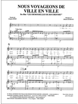 Nous voyageons de ville en ville - Michel Legrand - Partition