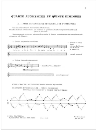 Lire la Musique par la Connaissance des Intervalles Volume 2