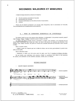 Lire la Musique par la Connaissance des Intervalles Volume 1