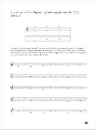 Lecture à vue guitare - Eric Boell - Partition - Guitare