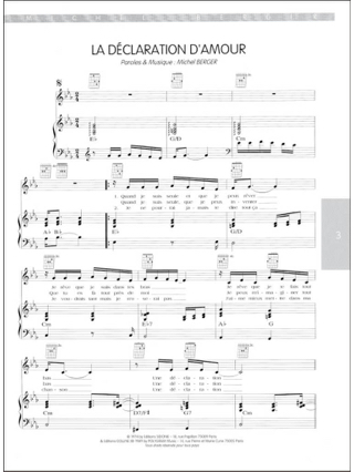 Les Plus Belles Chansons - Michel Berger - Partition