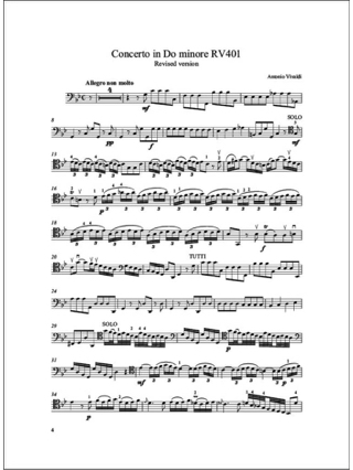 Concertos Pour Violoncelle , Volume 1 - VIVALDI - Partition