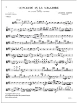 Concerto en la Majeur D.96 - TARTINI - Partition