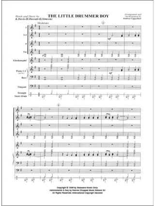 The Litlle Drummer Boy / Carol Of The Bells - Partition