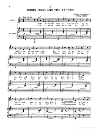 100 English Folksongs - Partition - Mélodies